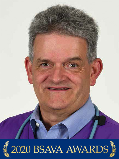 Professor Edward J. Hall, MA VetMB PhD DipECVIM-CA FRCVS. BSAVA The Bourgelat Award winner