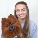Jodie Jackson and Entei the Pomeranian