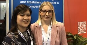 Sze Lynn Yuen from Cambridge vet school and Emily Blackwell from Liverpool University