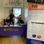 Georgia Owen at the PetSavers stand at Vets Cymru 2022