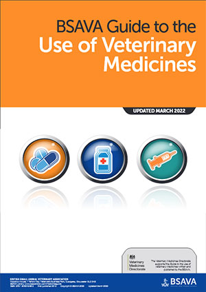 The cover of BSAVA Guide to the Use of Veterinary Medicines