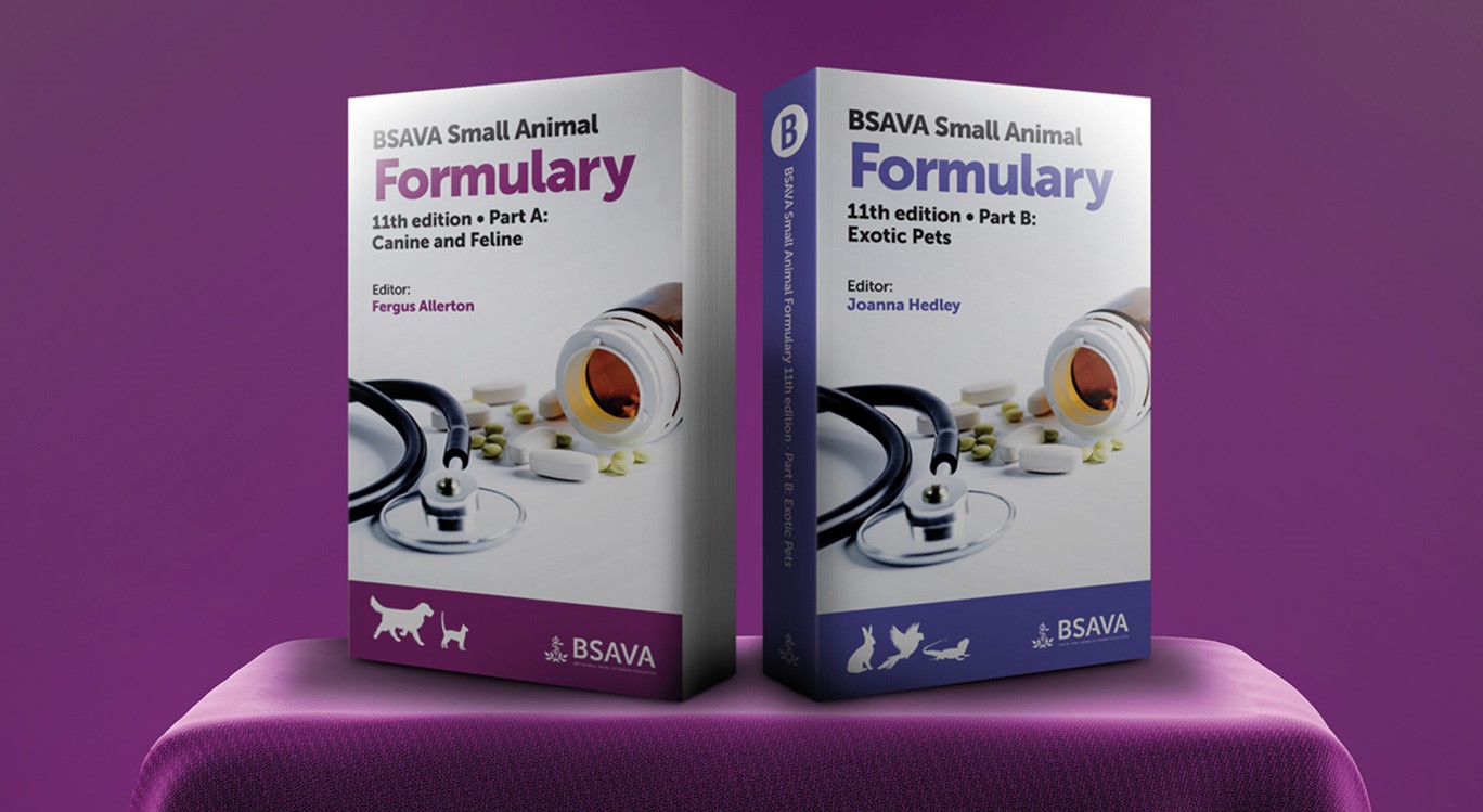 BSAVA Formulary - 11th Edition - 2023 parts A Canine and Feline and B Exotics